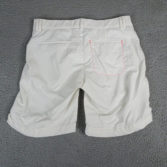 Kjus Shorts Womens 30 White Monroe Golf Performance Flat Front Made‎ In Portugal - Picture 8 of 10